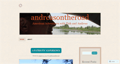 Desktop Screenshot of andreasontheroad.wordpress.com