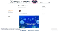 Desktop Screenshot of katieroze.wordpress.com