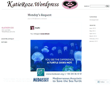 Tablet Screenshot of katieroze.wordpress.com