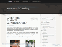 Tablet Screenshot of feenomenale.wordpress.com