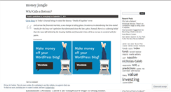 Desktop Screenshot of moneyjungle.wordpress.com
