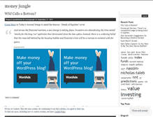Tablet Screenshot of moneyjungle.wordpress.com