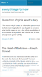 Mobile Screenshot of everythingsfornow.wordpress.com