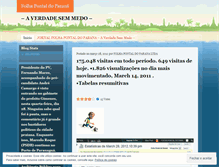 Tablet Screenshot of folhapontal.wordpress.com
