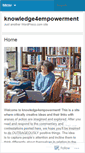 Mobile Screenshot of knowledge4empowerment.wordpress.com