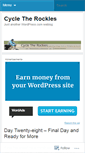 Mobile Screenshot of cycletherockies.wordpress.com
