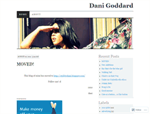 Tablet Screenshot of danigoddard.wordpress.com