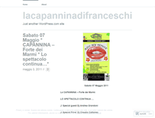 Tablet Screenshot of lacapanninadifranceschi.wordpress.com