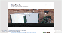 Desktop Screenshot of icicletricycles.wordpress.com