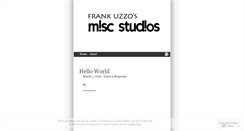 Desktop Screenshot of miscstudios.wordpress.com