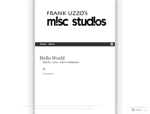 Tablet Screenshot of miscstudios.wordpress.com