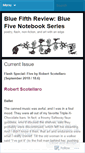 Mobile Screenshot of bluefifthreview.wordpress.com
