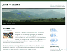 Tablet Screenshot of calledtotanzania.wordpress.com