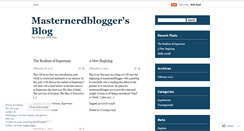 Desktop Screenshot of masternerdblogger.wordpress.com