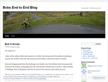 Tablet Screenshot of bobsendtoend.wordpress.com