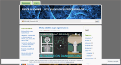 Desktop Screenshot of fizicachimia.wordpress.com