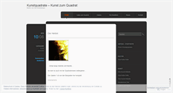 Desktop Screenshot of kunstquadrate.wordpress.com