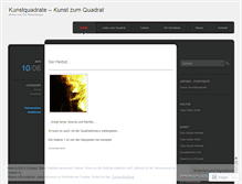 Tablet Screenshot of kunstquadrate.wordpress.com