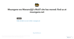 Desktop Screenshot of muunganosupporttrust.wordpress.com