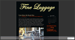 Desktop Screenshot of fineluggage.wordpress.com