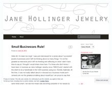 Tablet Screenshot of janehollingerjewelry.wordpress.com