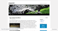 Desktop Screenshot of esquared.wordpress.com