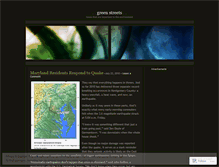 Tablet Screenshot of greenstreets1.wordpress.com