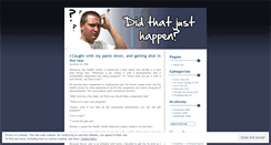 Desktop Screenshot of howardshappening.wordpress.com
