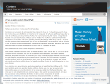 Tablet Screenshot of cartaya.wordpress.com