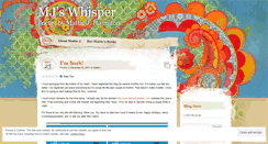Desktop Screenshot of mjswhisper.wordpress.com