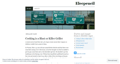 Desktop Screenshot of elecpencil.wordpress.com