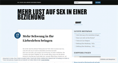 Desktop Screenshot of mehrlustaufsex.wordpress.com