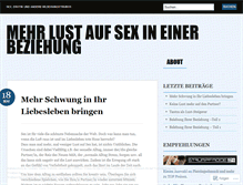 Tablet Screenshot of mehrlustaufsex.wordpress.com