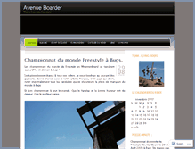 Tablet Screenshot of adeboarder.wordpress.com