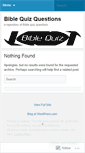 Mobile Screenshot of biblequizzing.wordpress.com
