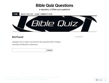 Tablet Screenshot of biblequizzing.wordpress.com