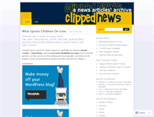 Tablet Screenshot of clippednews.wordpress.com