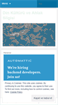 Mobile Screenshot of dinkulturuveahlaksilgisi.wordpress.com