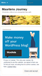 Mobile Screenshot of maartensjourney.wordpress.com