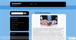 Desktop Screenshot of dinobeldia7.wordpress.com