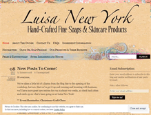 Tablet Screenshot of luisany.wordpress.com