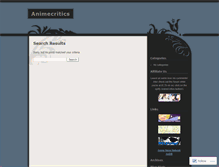 Tablet Screenshot of animecritics.wordpress.com