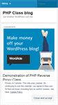 Mobile Screenshot of php5class.wordpress.com