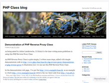 Tablet Screenshot of php5class.wordpress.com