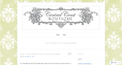 Desktop Screenshot of centralcoastboutique.wordpress.com