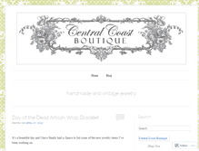 Tablet Screenshot of centralcoastboutique.wordpress.com