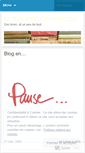 Mobile Screenshot of latetedanslesbouquins.wordpress.com