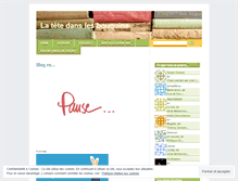 Tablet Screenshot of latetedanslesbouquins.wordpress.com