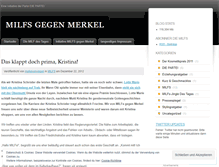 Tablet Screenshot of milfsgegenmerkel.wordpress.com