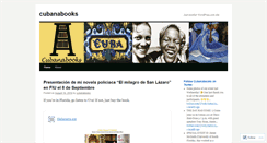 Desktop Screenshot of cubanabooks.wordpress.com